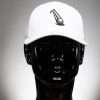 110 R Flex Trucker Mesh Hat Baseball Cap Richardson White With Black Ball Logo 3 R-flex Trucker Mesh Golf Hat