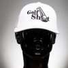 110 R Flex Trucker Mesh Hat Baseball Cap Richardson White With Black Full Logo 2 R-flex Trucker Mesh Golf Hat