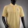 1278 Butter Polo With Purple Ball Logo