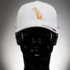 6572 Flexfit Hat Cool Dry Calocks Cap White With Orange Ball Logo 2 Flexfit Hat Cool & Dry Calocks Cap