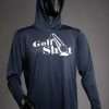 Performance Hoodie Navy Blue With White Full Logo Perfomance Golf Hoodie – Green with White Full Logo, X-Small