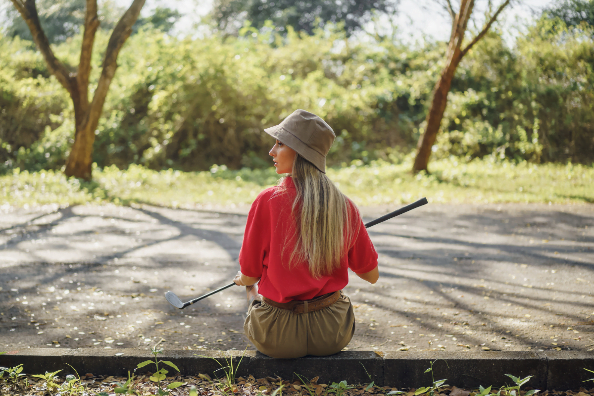 Trendy Bucket Hat A Look At Golfing While Swinging In Style